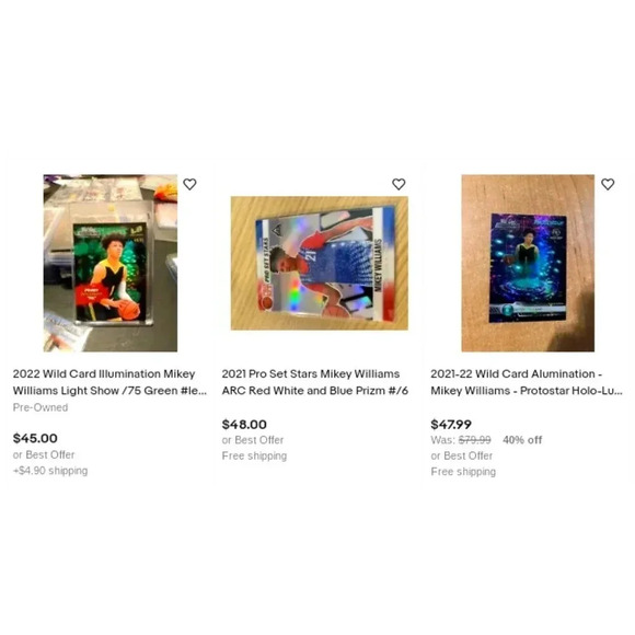 Mikey Williams - RC - #/ - Auto (70) Card Pre-Rookie Basketball Invest Lot!! - Picture 6 of 6